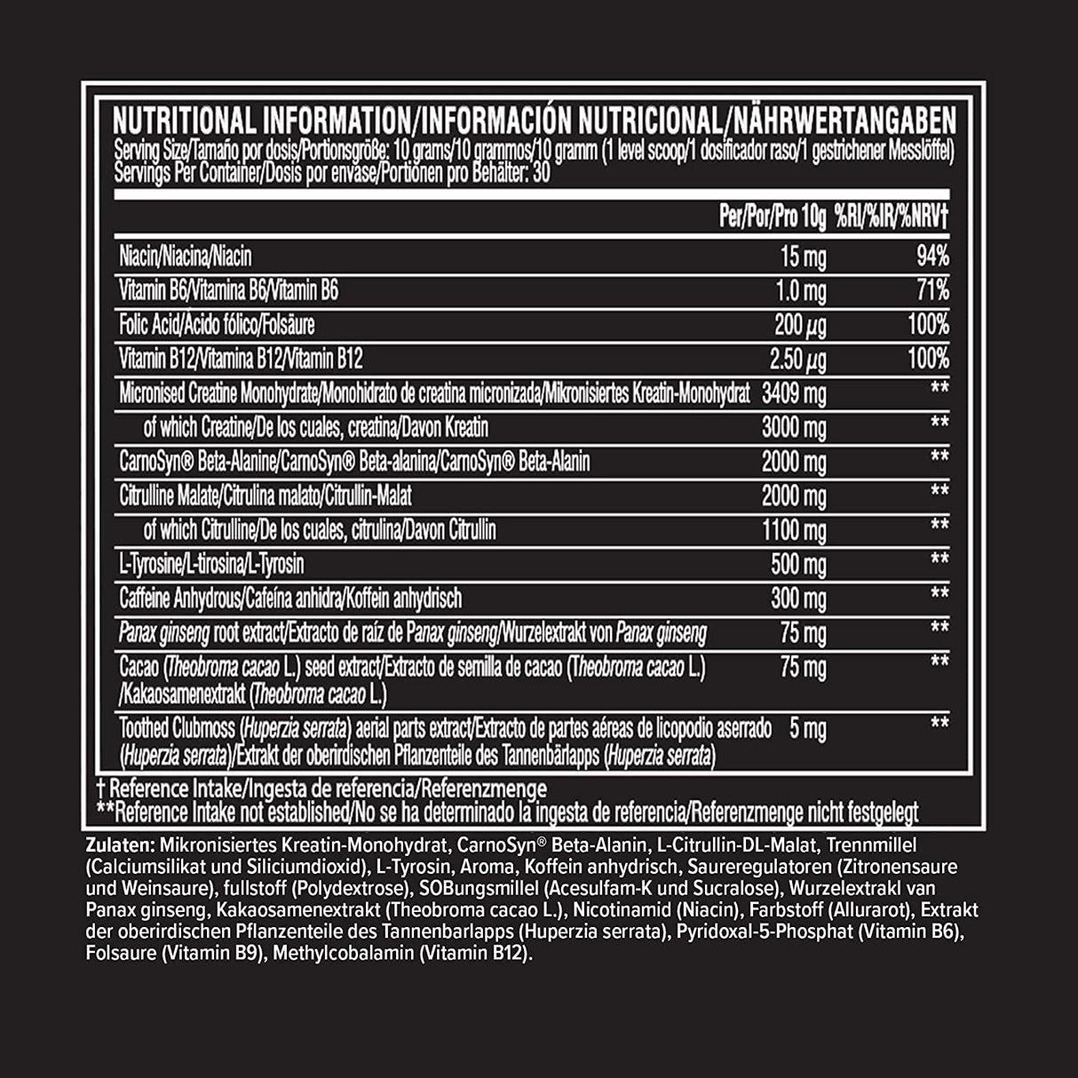 C4 Extreme Energy - Pre-Workout-Booster - Fruchtpunsch | Getränkepulver für Energy Drink