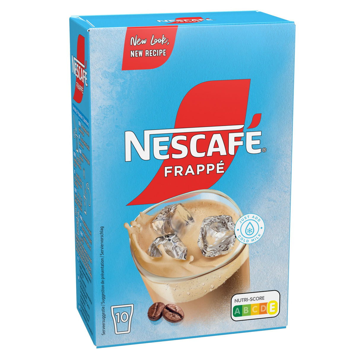 NESCAFÉ Frappé Typ Iced-Coffee, Frappé-Kaffeepulver mit Instant-Kaffee, laktosefrei, koffeinhaltig