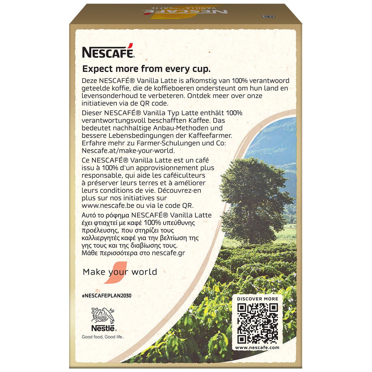 NESCAFÉ Gold Typ Latte Vanilla, löslicher Bohnenkaffee