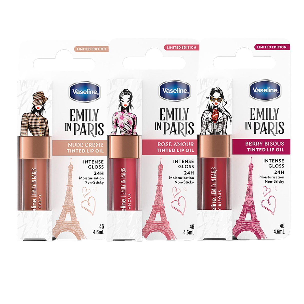 Vaseline x Emily in Paris Lip Oil Limited Edition