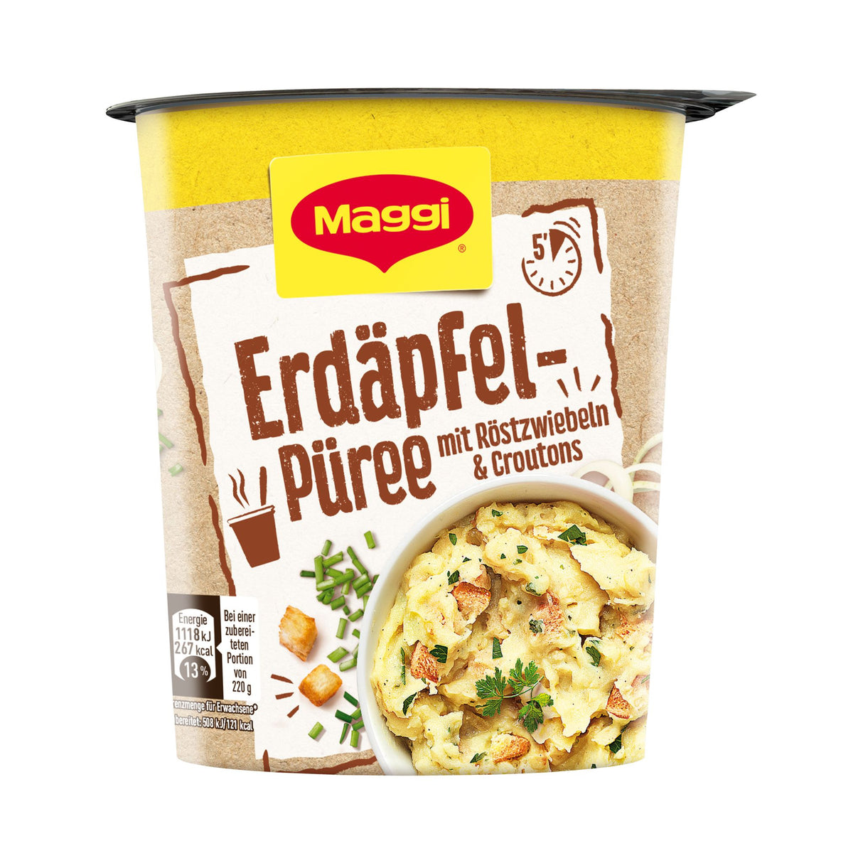 MAGGI QUICK SNACK Purée de pommes de terre