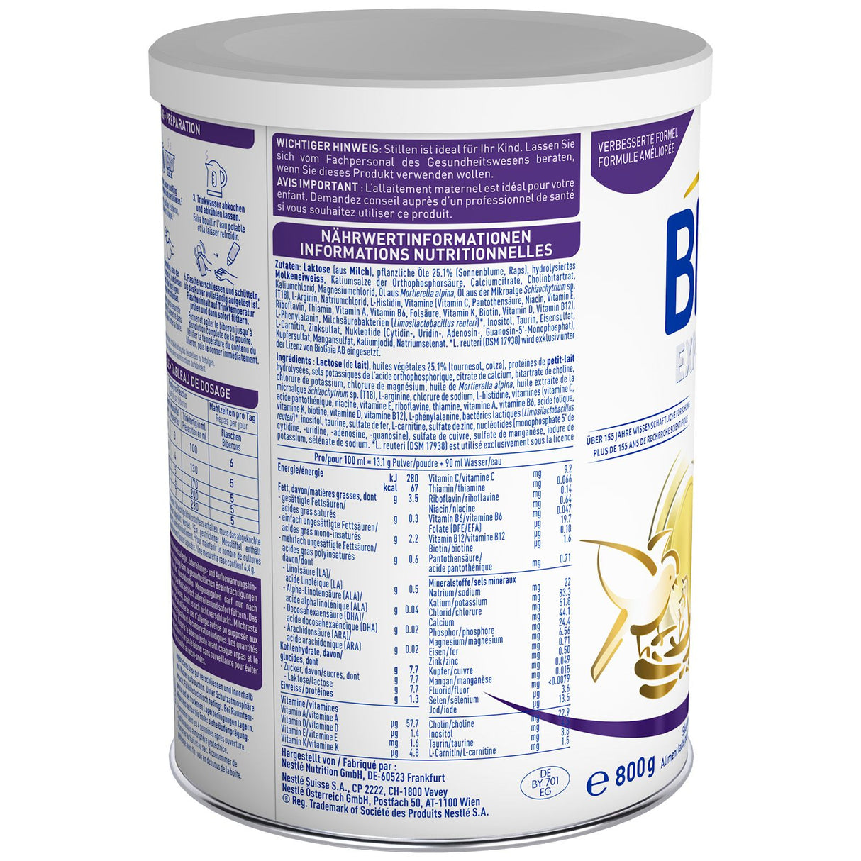 Nestlé BEBA EXPERT HA 1 Hydrolisierte Anfangsnahrung