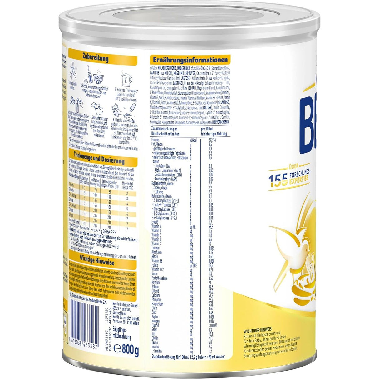 Nestlé BEBA Pre Anfangsmilch