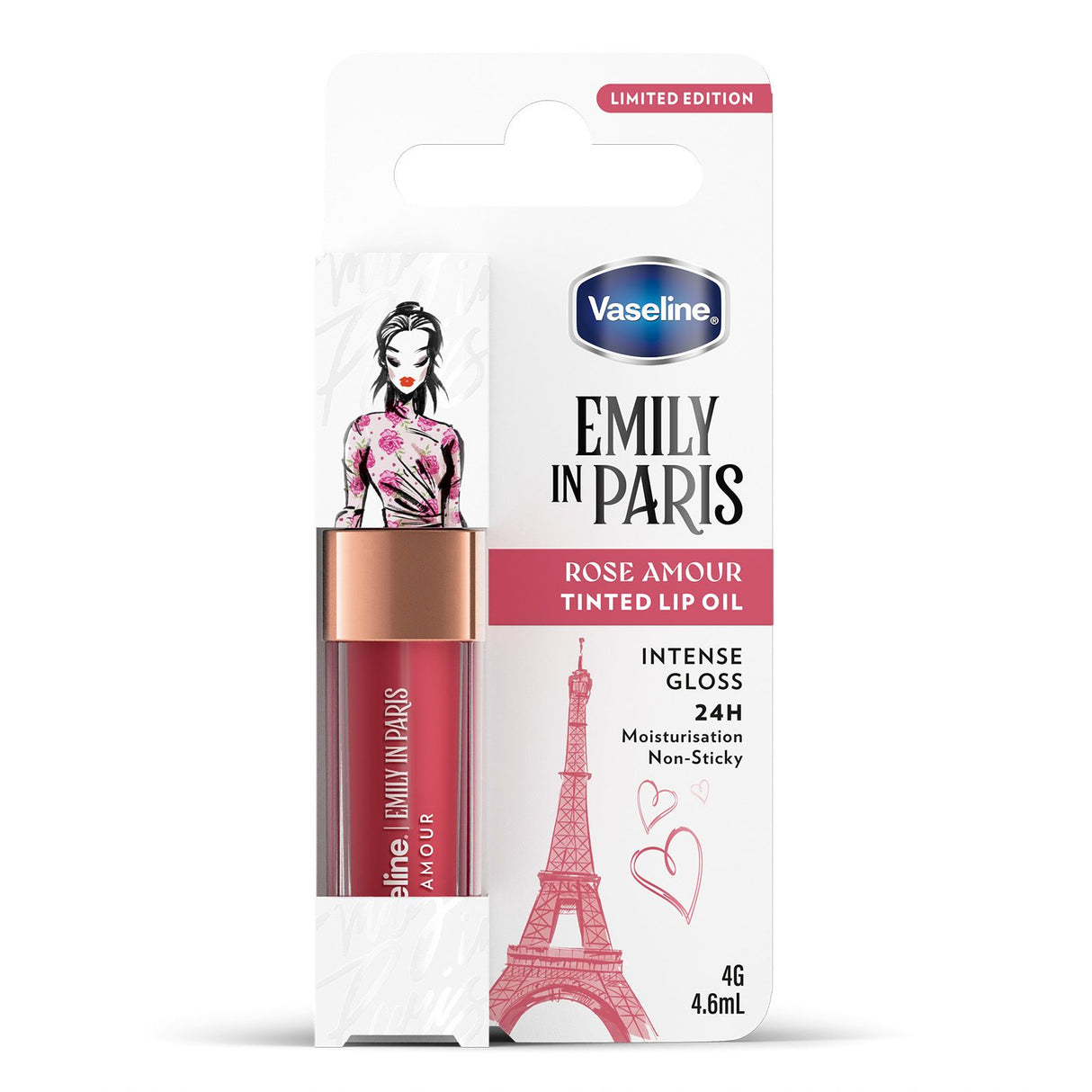 Vaseline x Emily in Paris Lip Oil Limited Edition