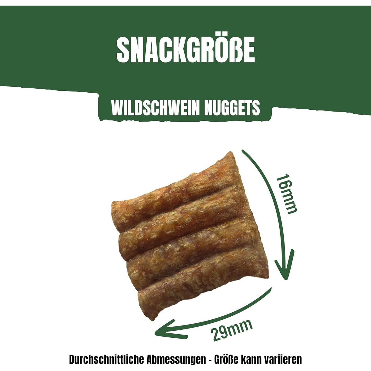 ADVENTuROS Nuggets Hundeleckerli fettarm, mit Wildschweingeschmack 90g Beutel