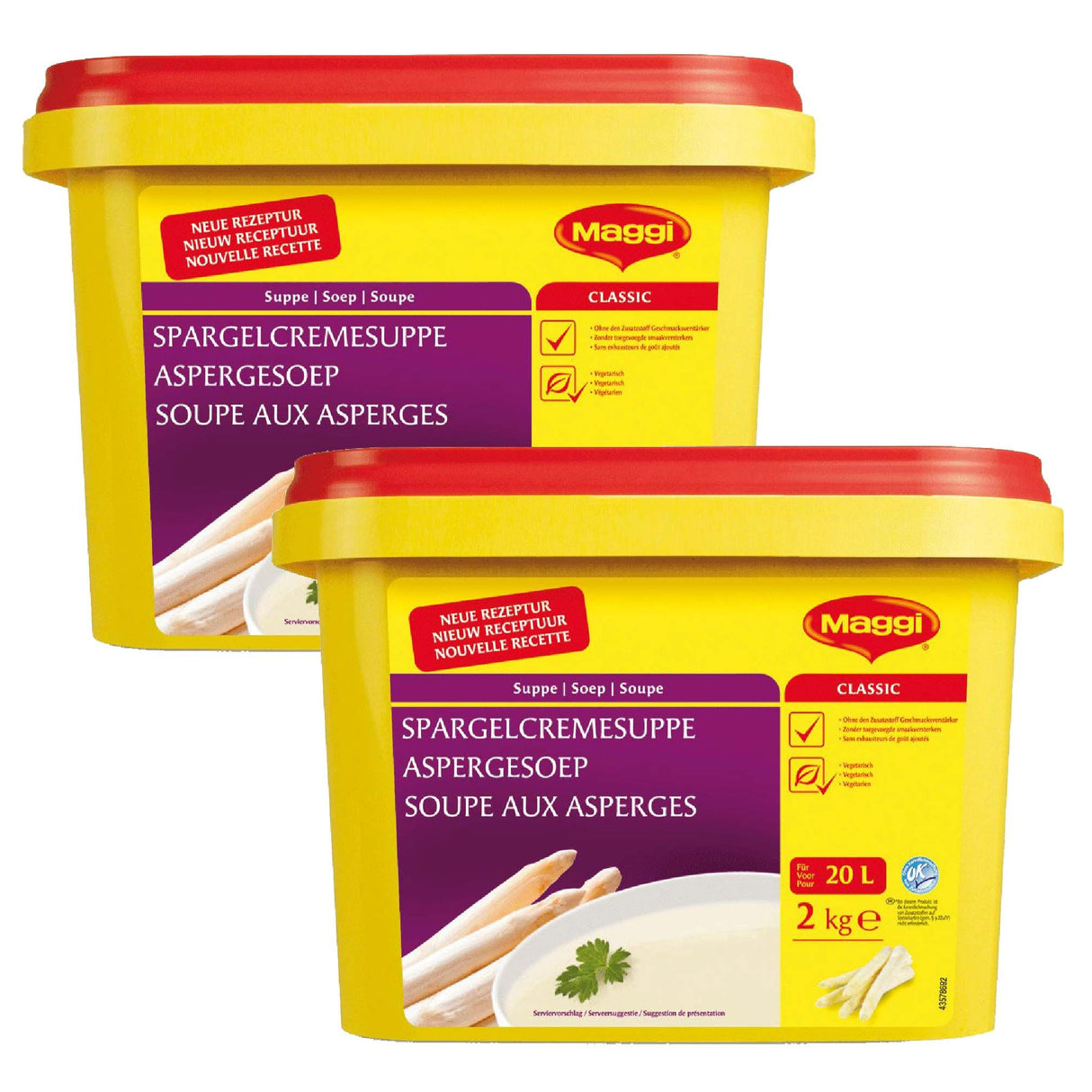 Soupe à la crème d'asperges Maggi