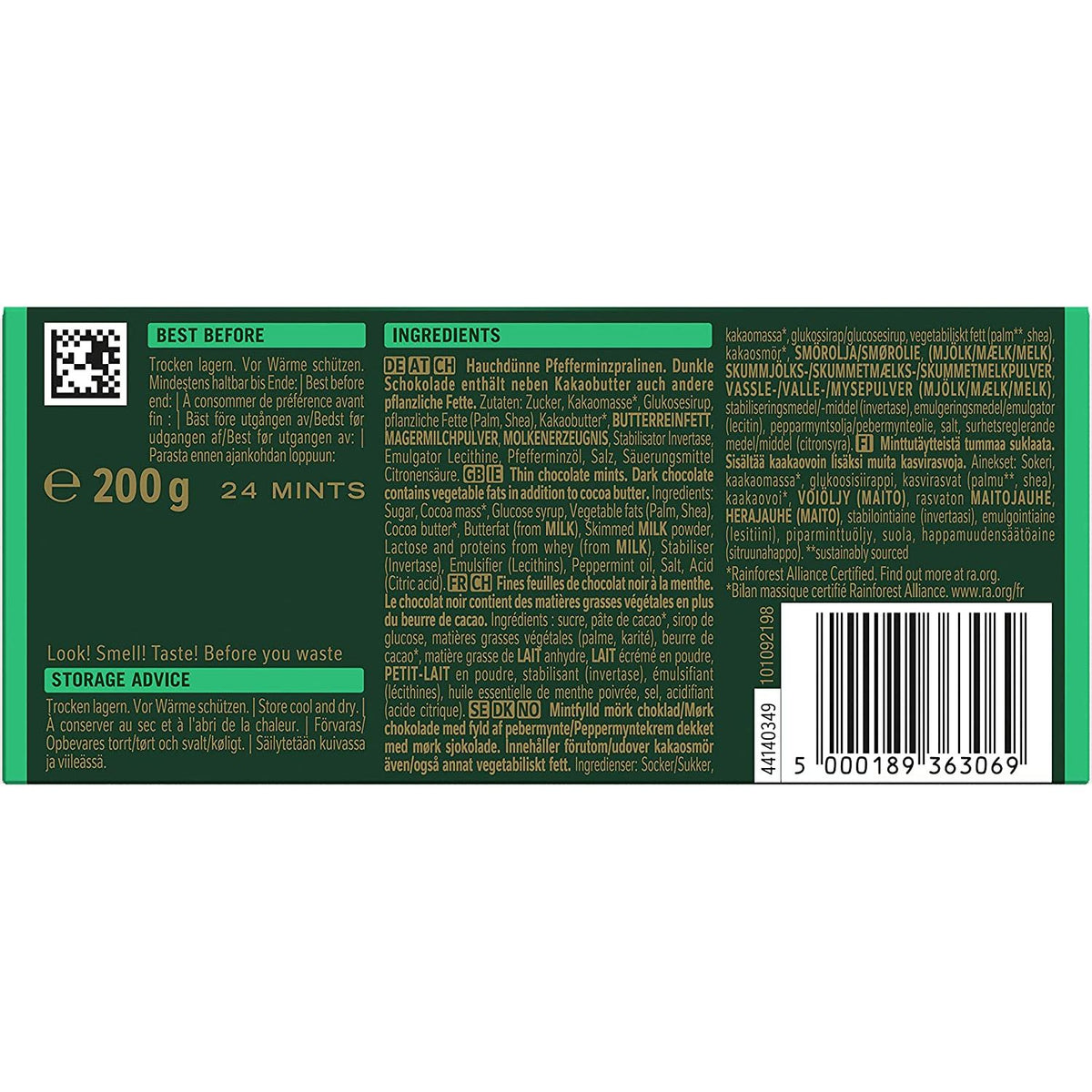 NESTLÉ After Eight® Minze Täfelchen