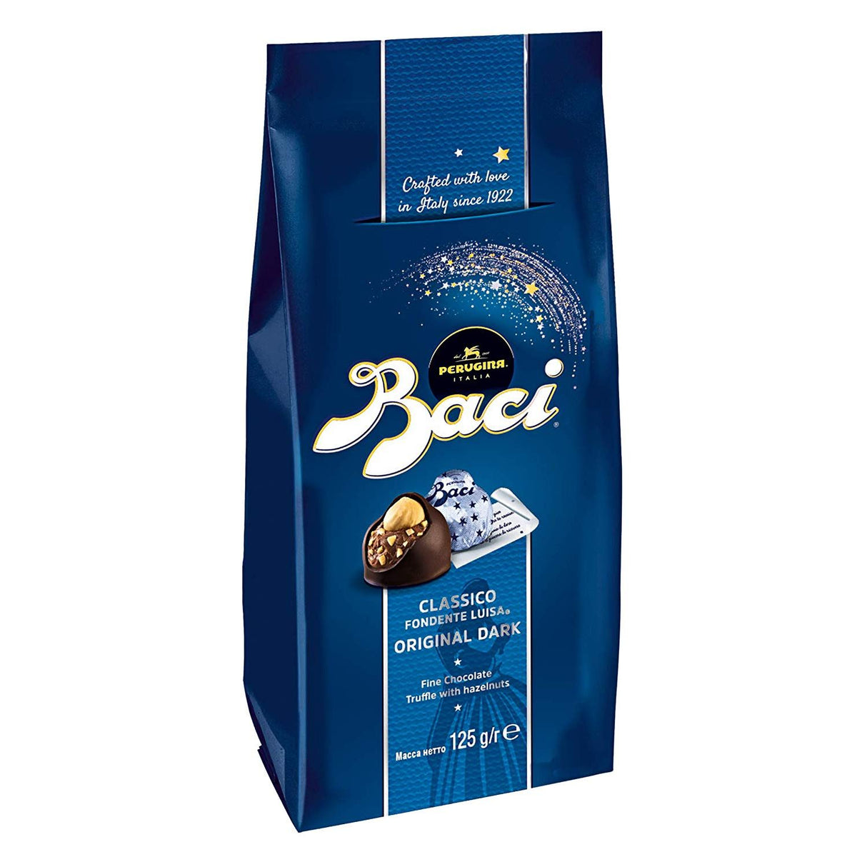 Baci Perugina Pralinen mit dunkler Schokolade und Haselnussfüllung