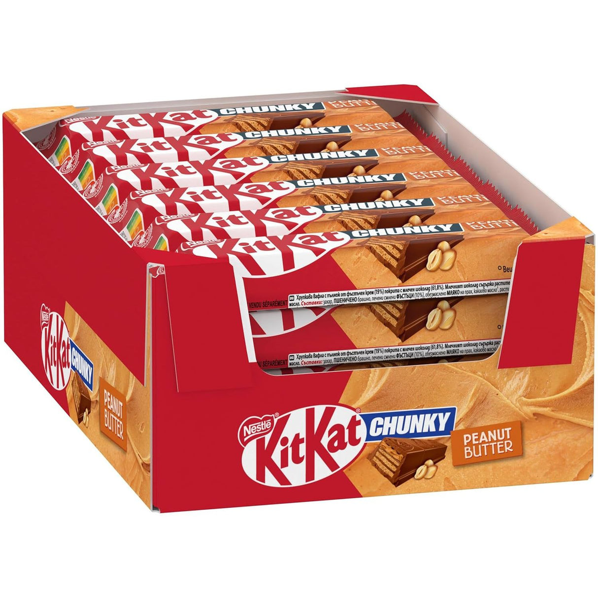 KitKat Chunky Peanut Butter Knusperwaffel 24er Pack