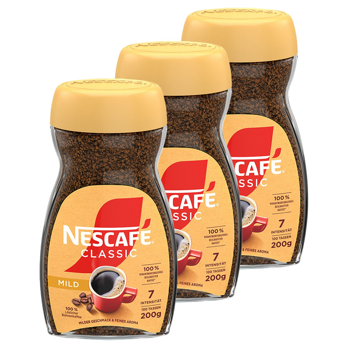 NESCAFÉ Classic Mild, löslicher Bohnenkaffee