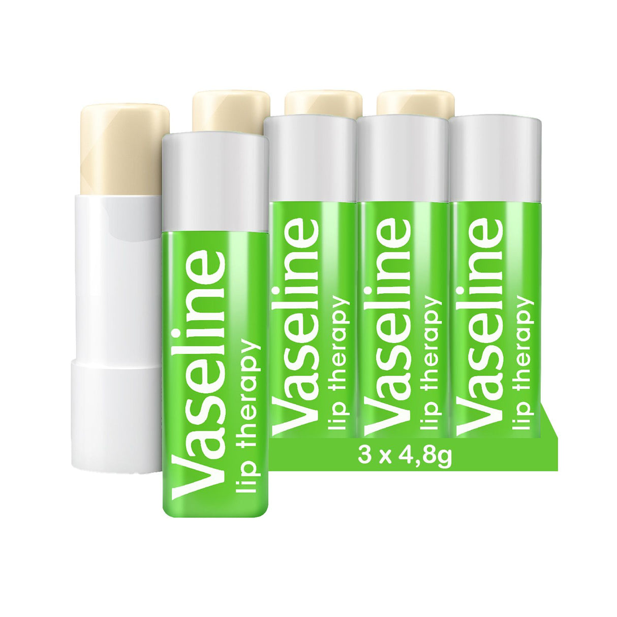 Vaseline Lip Therapy Aloe Vera | Getönter Lippenbalsam | Lippenstift mit Aloe Vera und Vitamin E