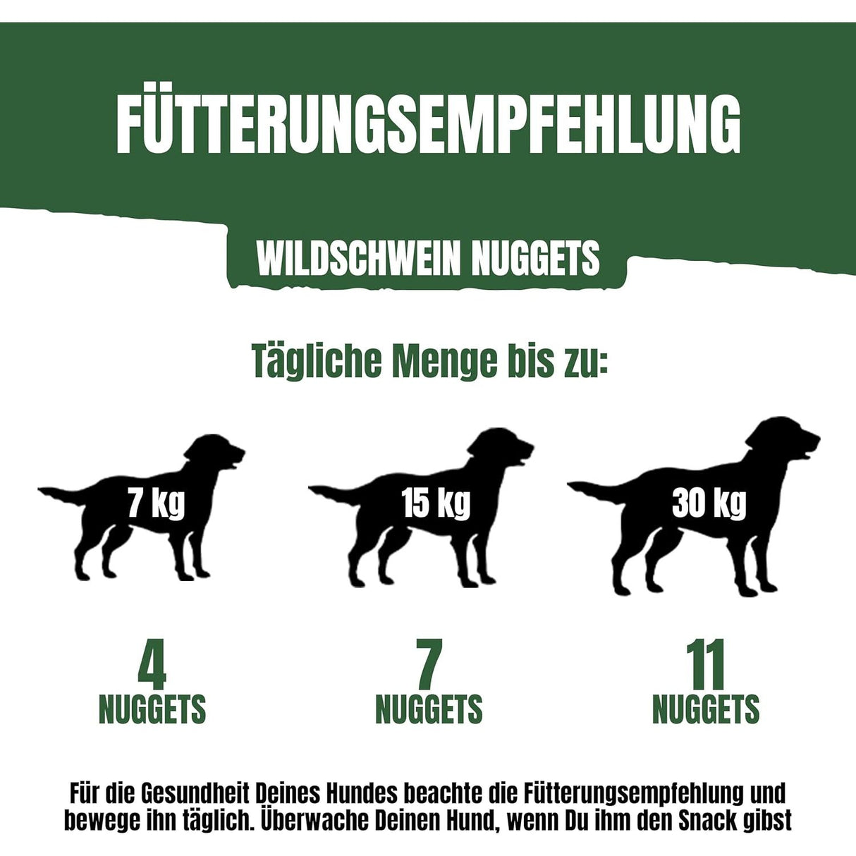 ADVENTuROS Nuggets Hundeleckerli fettarm, mit Wildschweingeschmack 90g Beutel