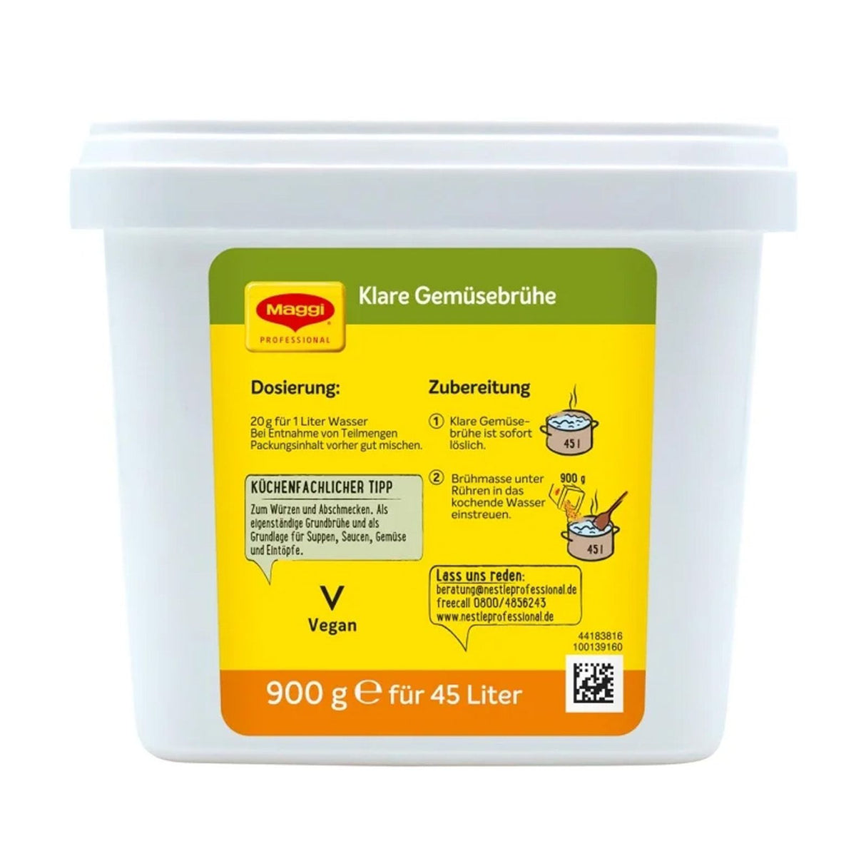 Maggi Klare Gemüsebrühe, vegan