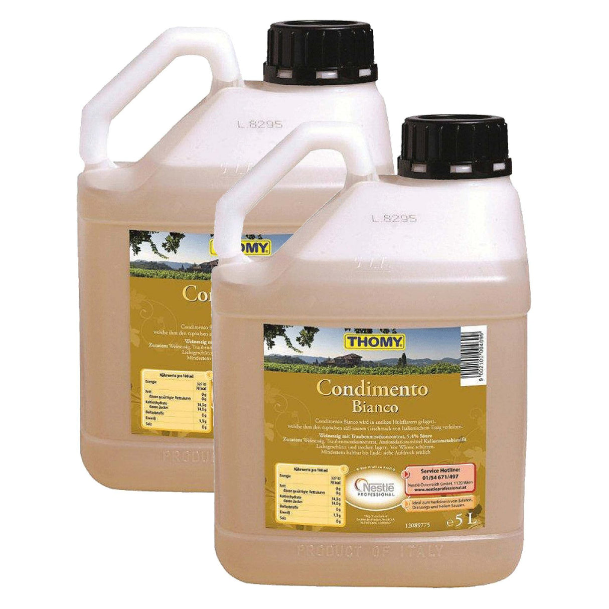 Thomy Condimento Bianco, Vinaigre de vin blanc avec moût de raisin concentré