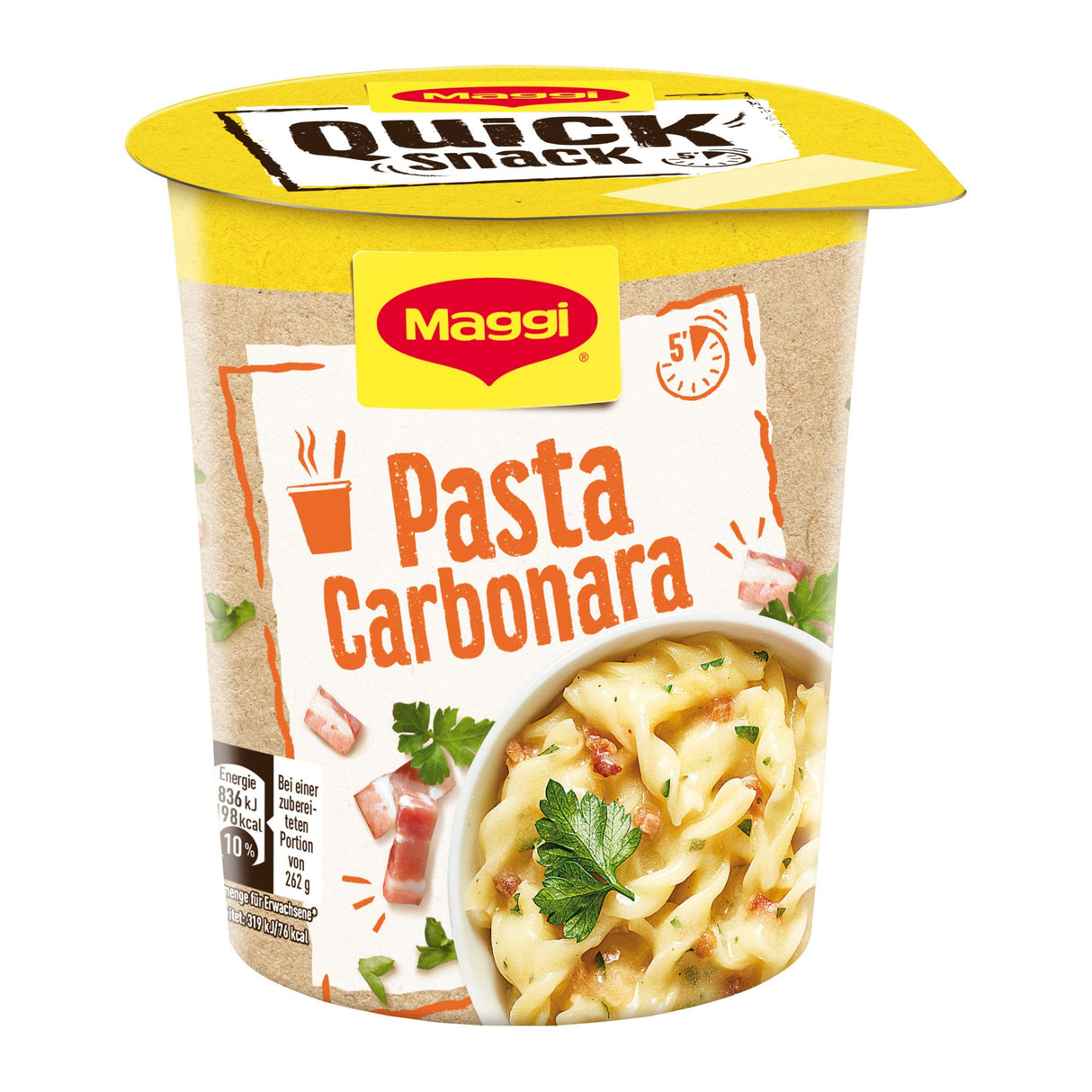 MAGGI QUICK SNACK Pâtes à la carbonara