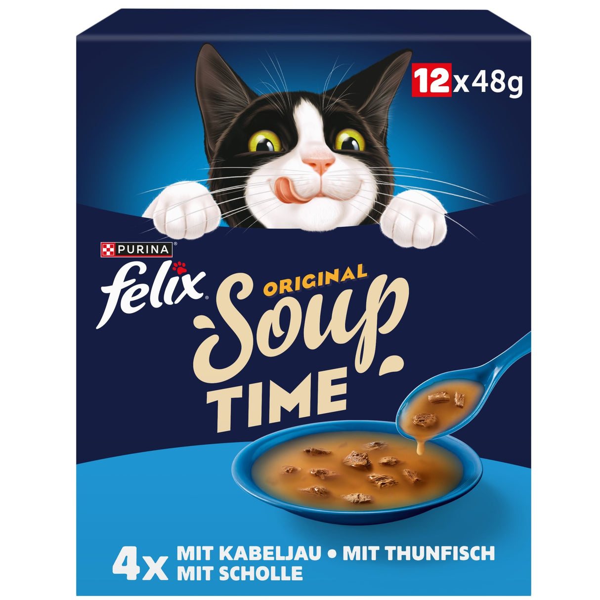 FELIX Soup, Suppe mit zarten Stückchen, Geschmacksvielfalt aus dem Wasser