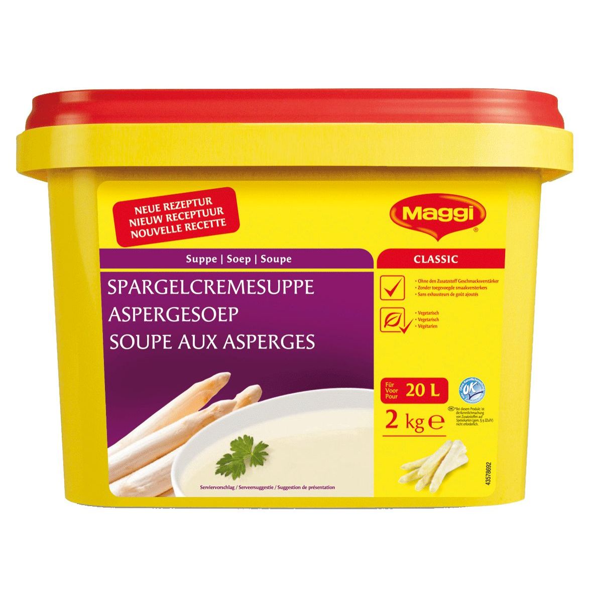 Soupe à la crème d'asperges Maggi