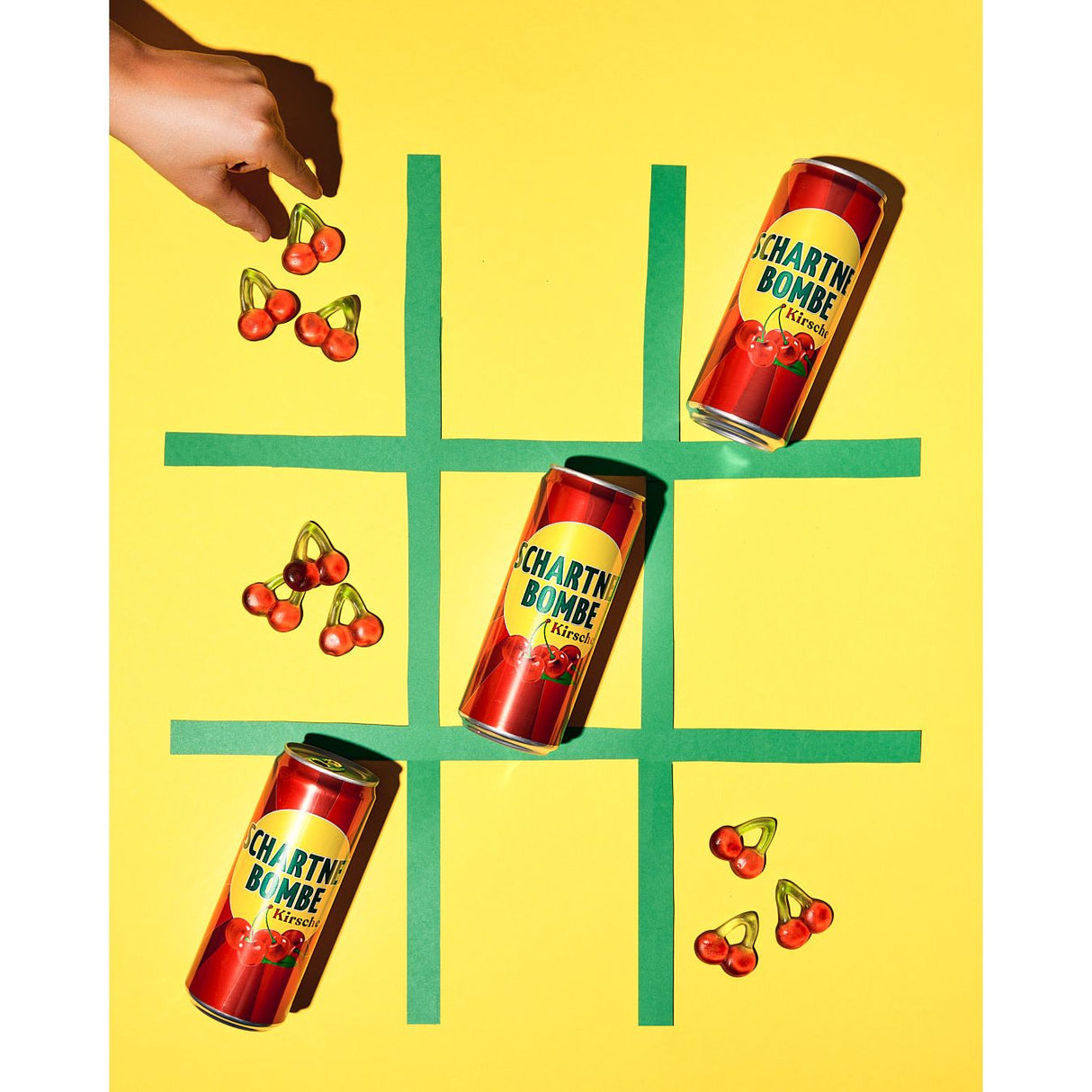 Schartner Bombe Orange, fruchtig spritzige Limonade mit, Softgetränk in Dose