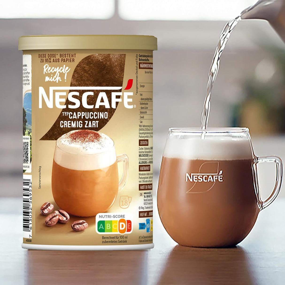 NESCAFÉ Gold Typ Cappuccino löslicher Bohnenkaffee
