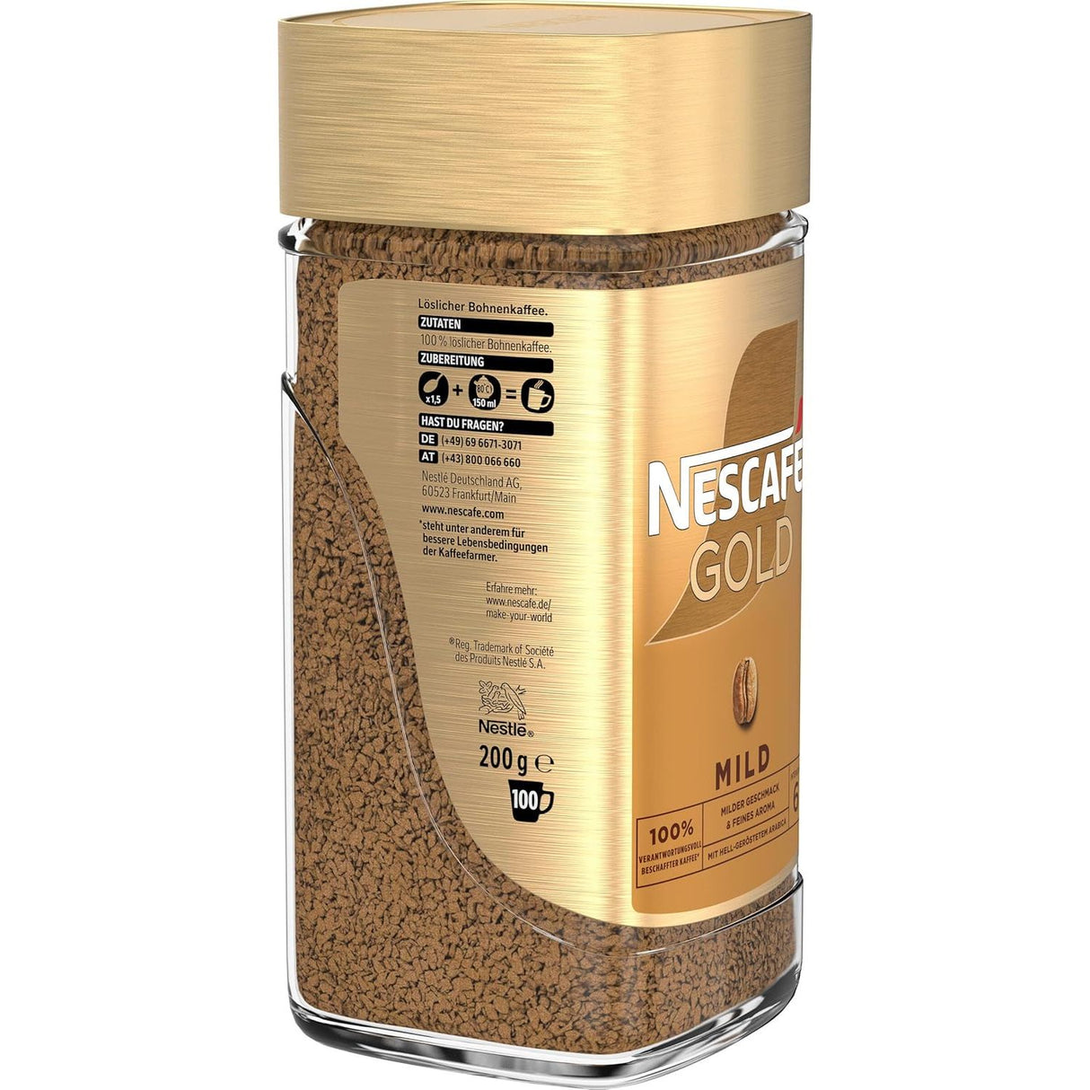NESCAFÉ Gold Mild, löslicher Bohnenkaffee