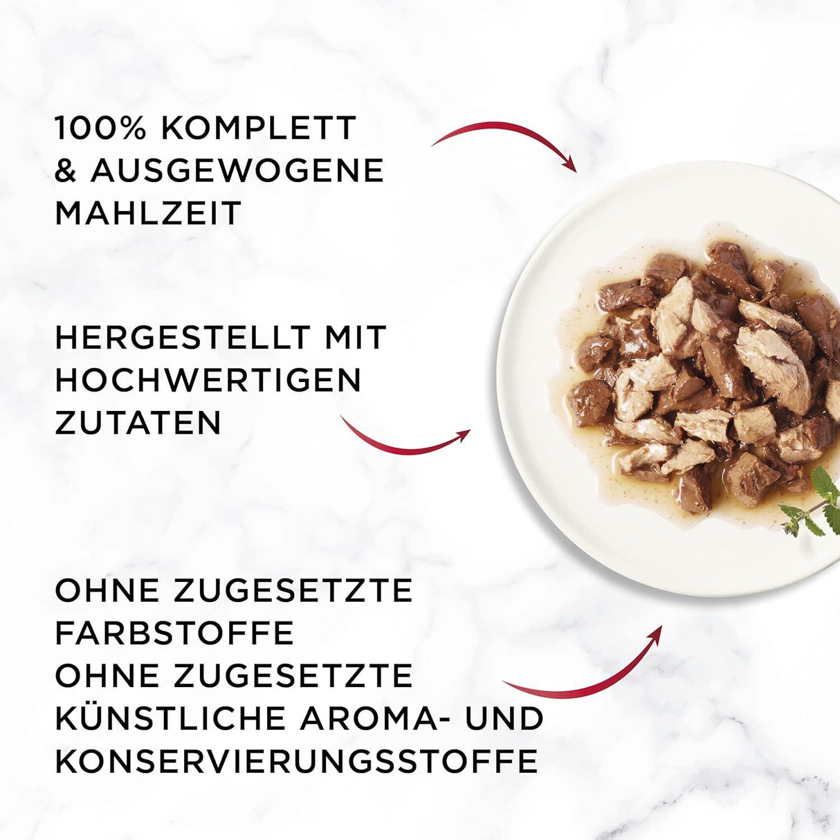 GOURMET Mon Petit Duo Katzenfutter nass, mit Fleisch und Fisch