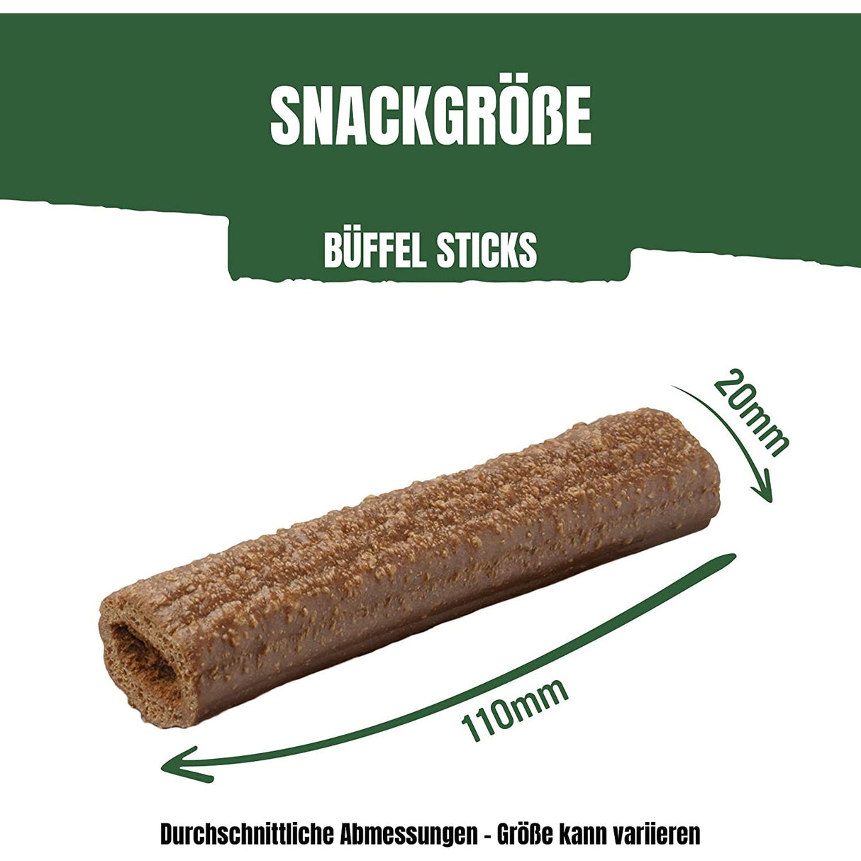 AdVENTuROS Sticks Hundeleckerli fettarm, mit Büffelgeschmack 120g Beutel
