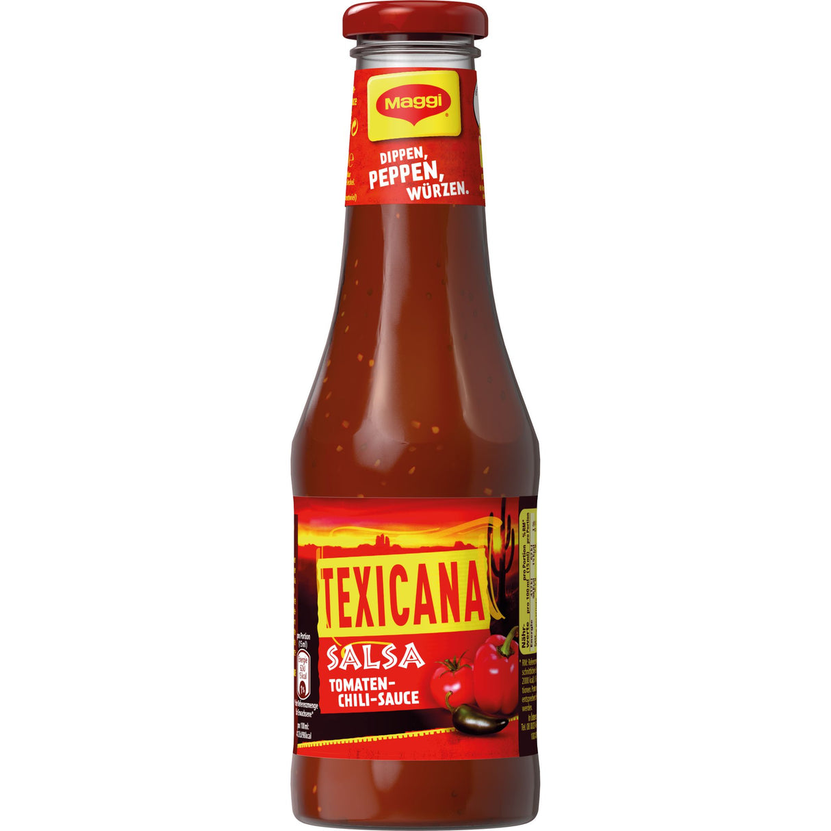 MAGGI Texicana Salsa | Tomaten-Chilli-Soße als Dip und Würzsauce |