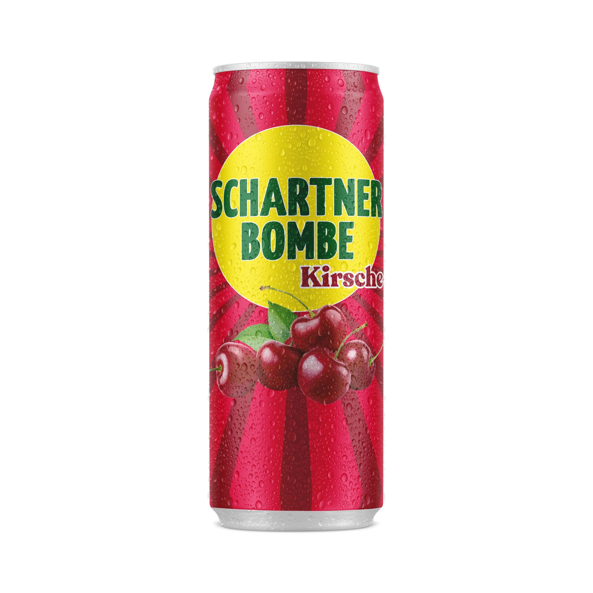 Schartner Bombe Orange, fruchtig spritzige Limonade mit, Softgetränk in Dose