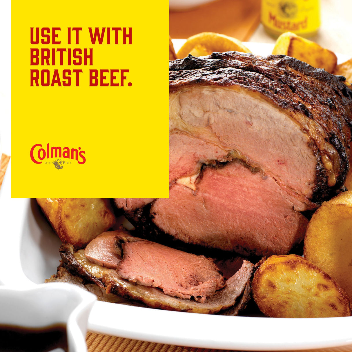 Colman's Original englischer Senf, English Mustard fein gemahlen in der Tube