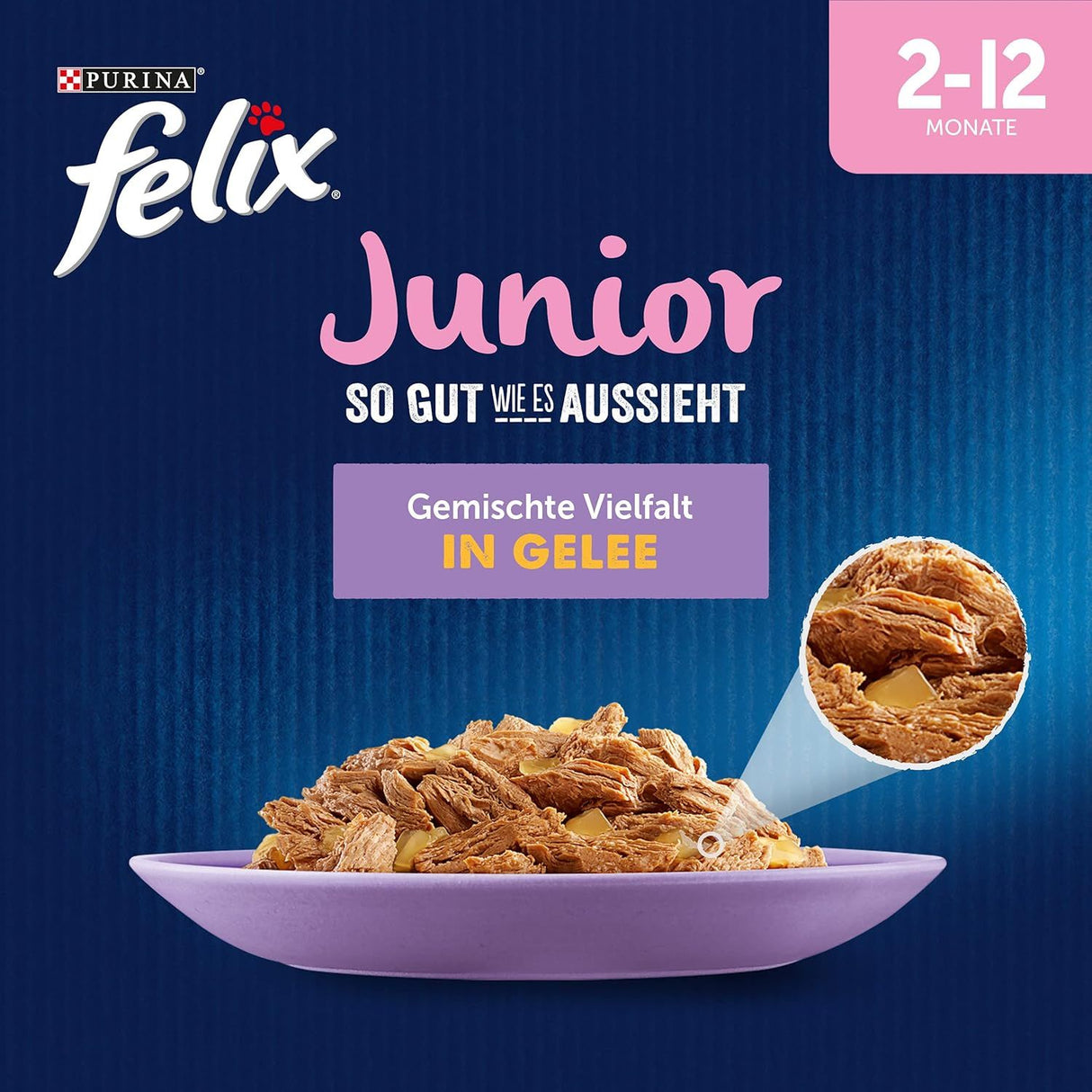 FELIX Aussi bon qu'il y paraît Junior nourriture humide pour chats