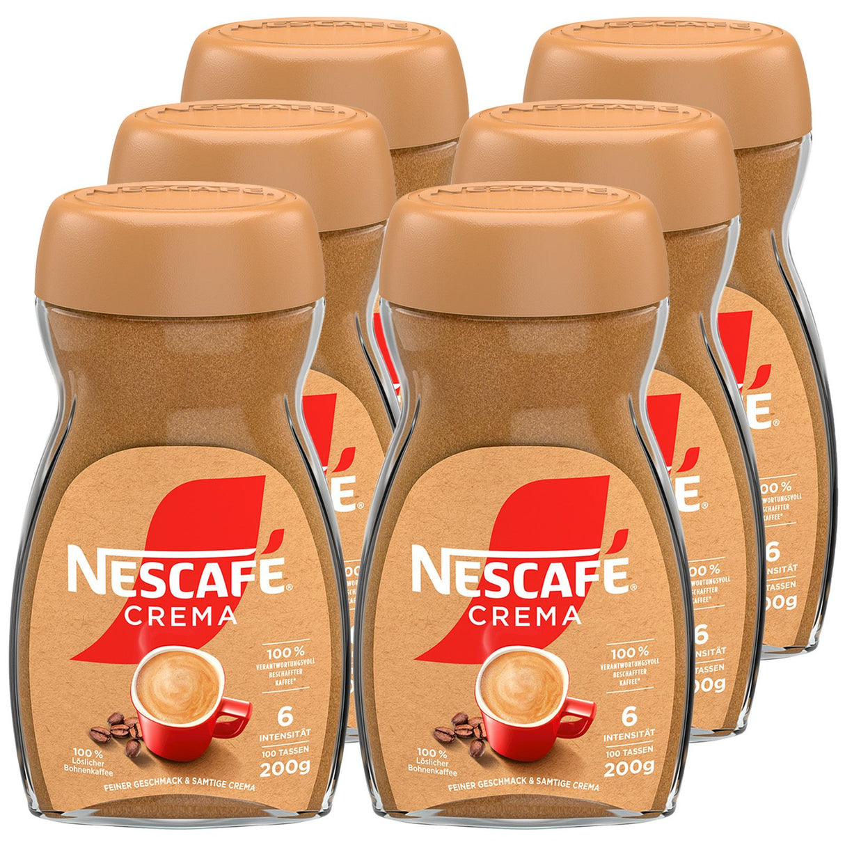 NESCAFÉ Classic Crema, löslicher Bohnenkaffee