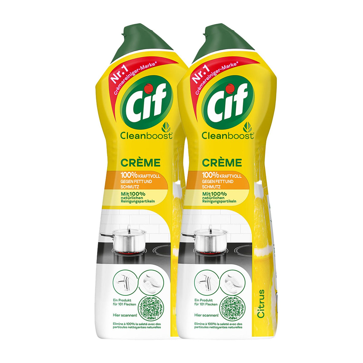 Cif Crème Citrus, Scheuermilch Citrus Reiniger