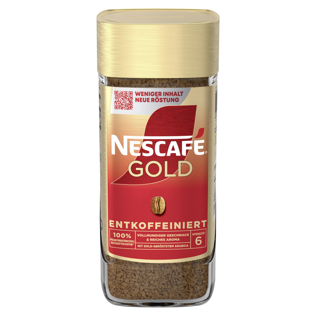 NESCAFÉ GOLD Entkoffeiniert, löslicher Bohnenkaffee, koffeinfrei