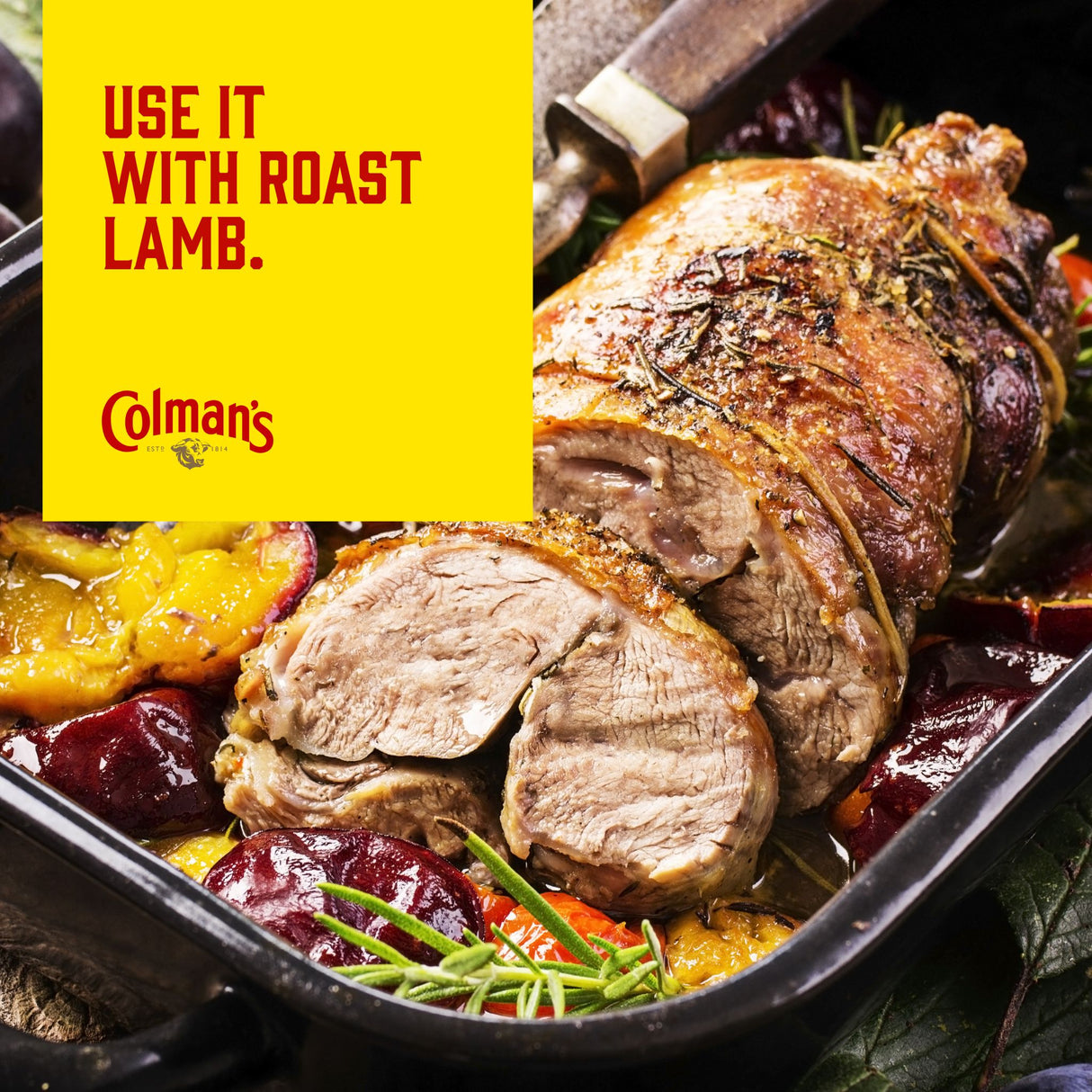 Colman's Classic Mint Sauce | Sauce épicée à la menthe pour assaisonner l'agneau, les vinaigrettes, le guacamole |