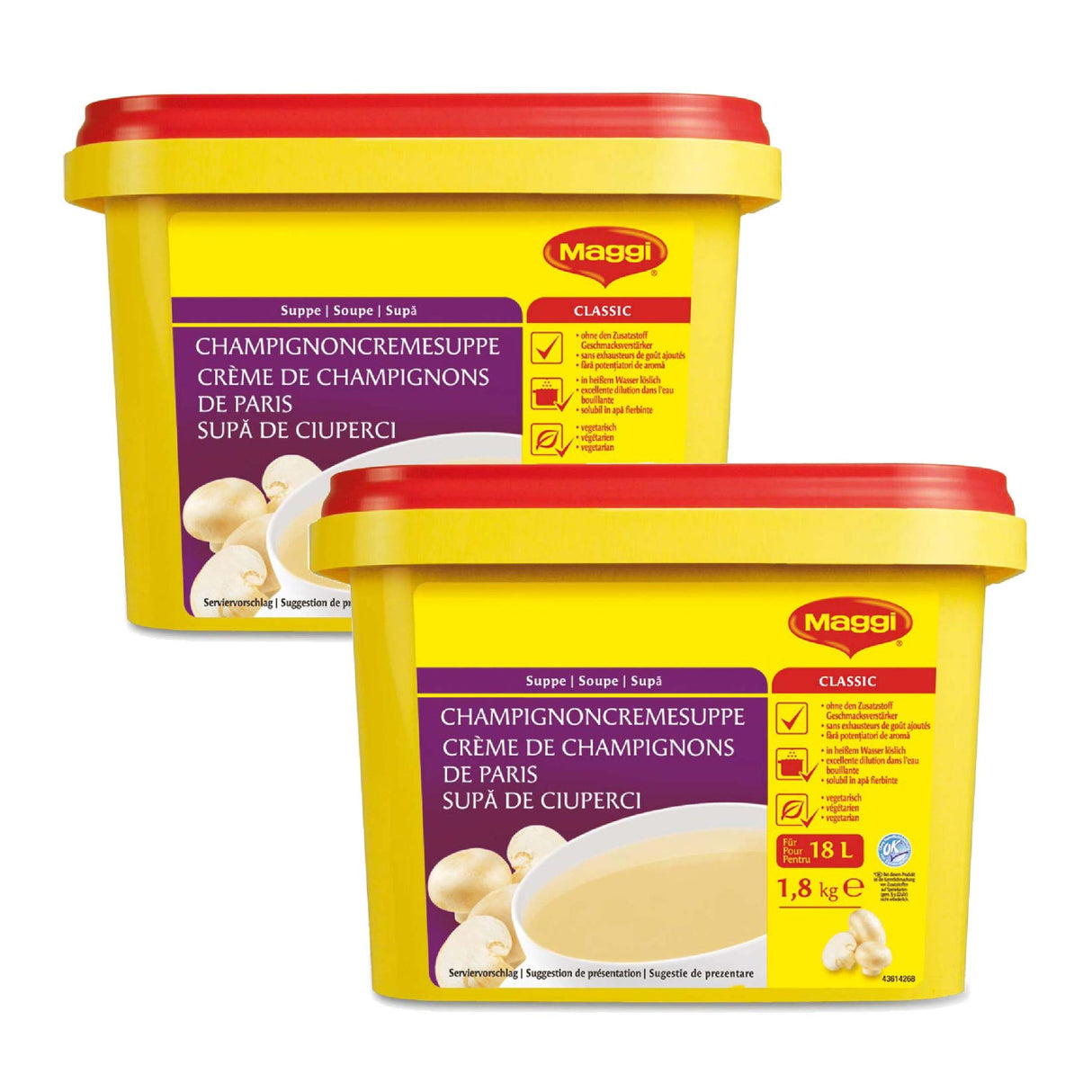 MAGGI Soupe à la crème de champignons