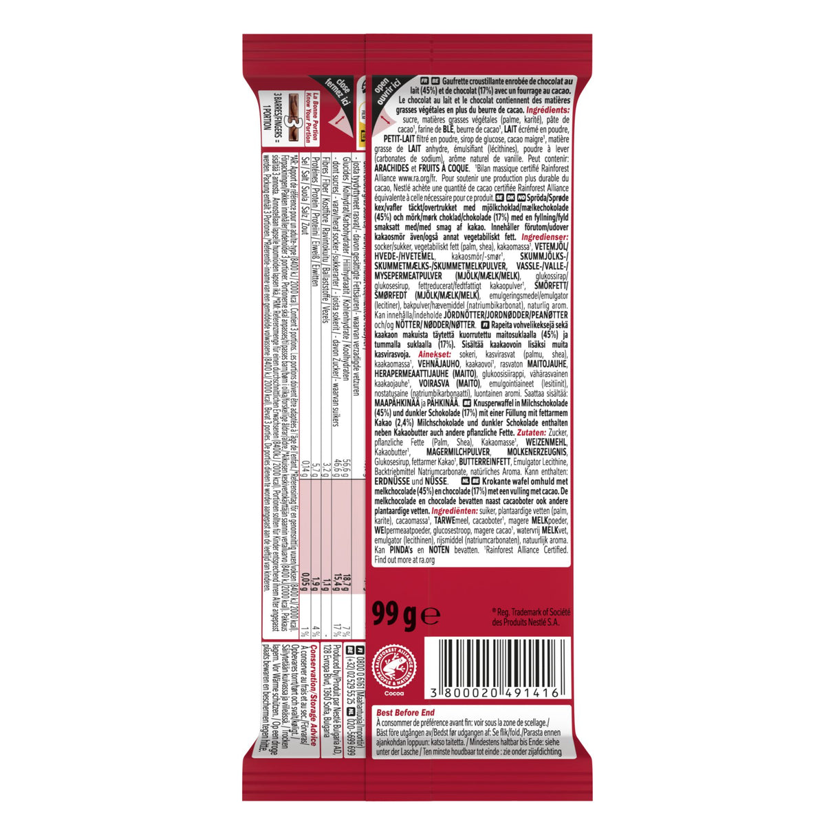 KitKat Tablet Double Chocolate Tafelschokolade