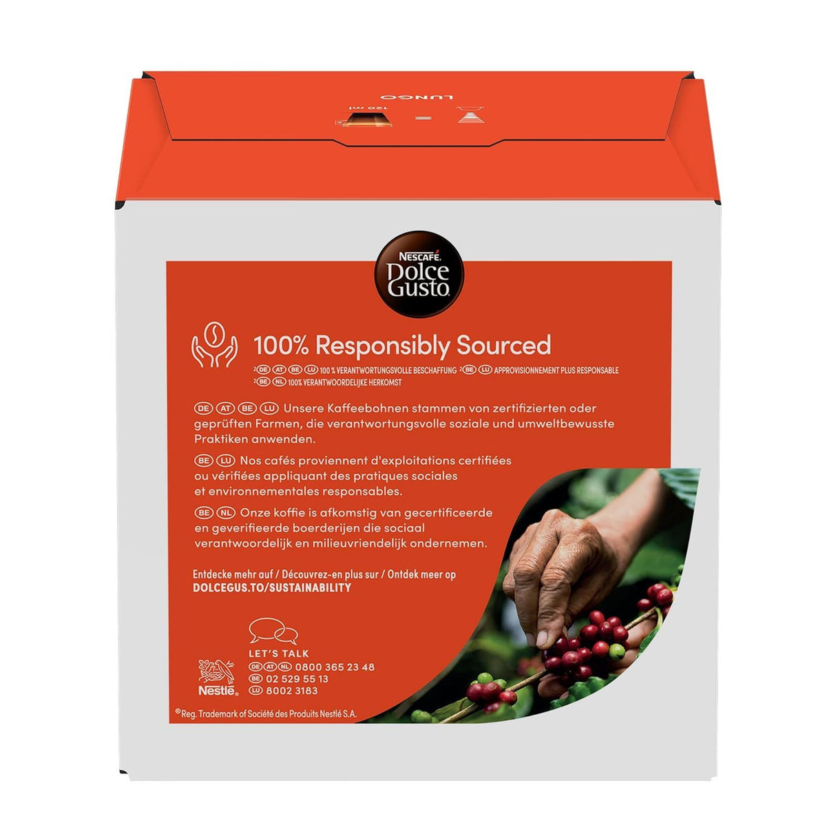 Capsules de café Nescafé Dolce Gusto Lungo