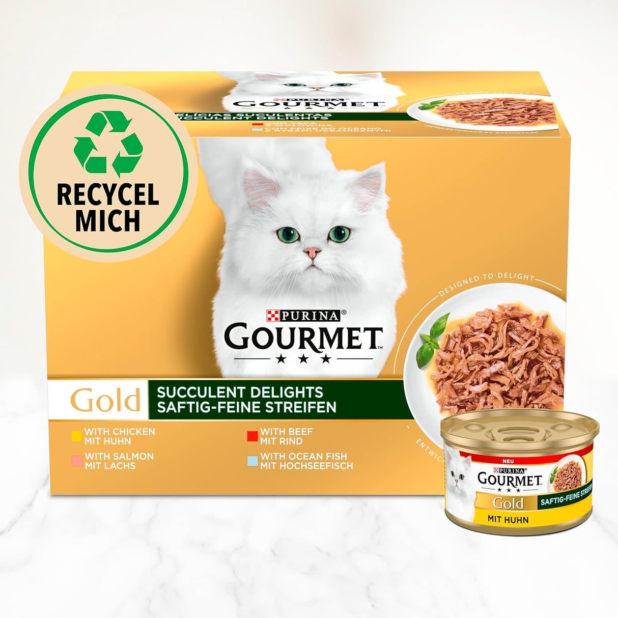 GOURMET GOLD Saftig-Feine Streifen Multipack