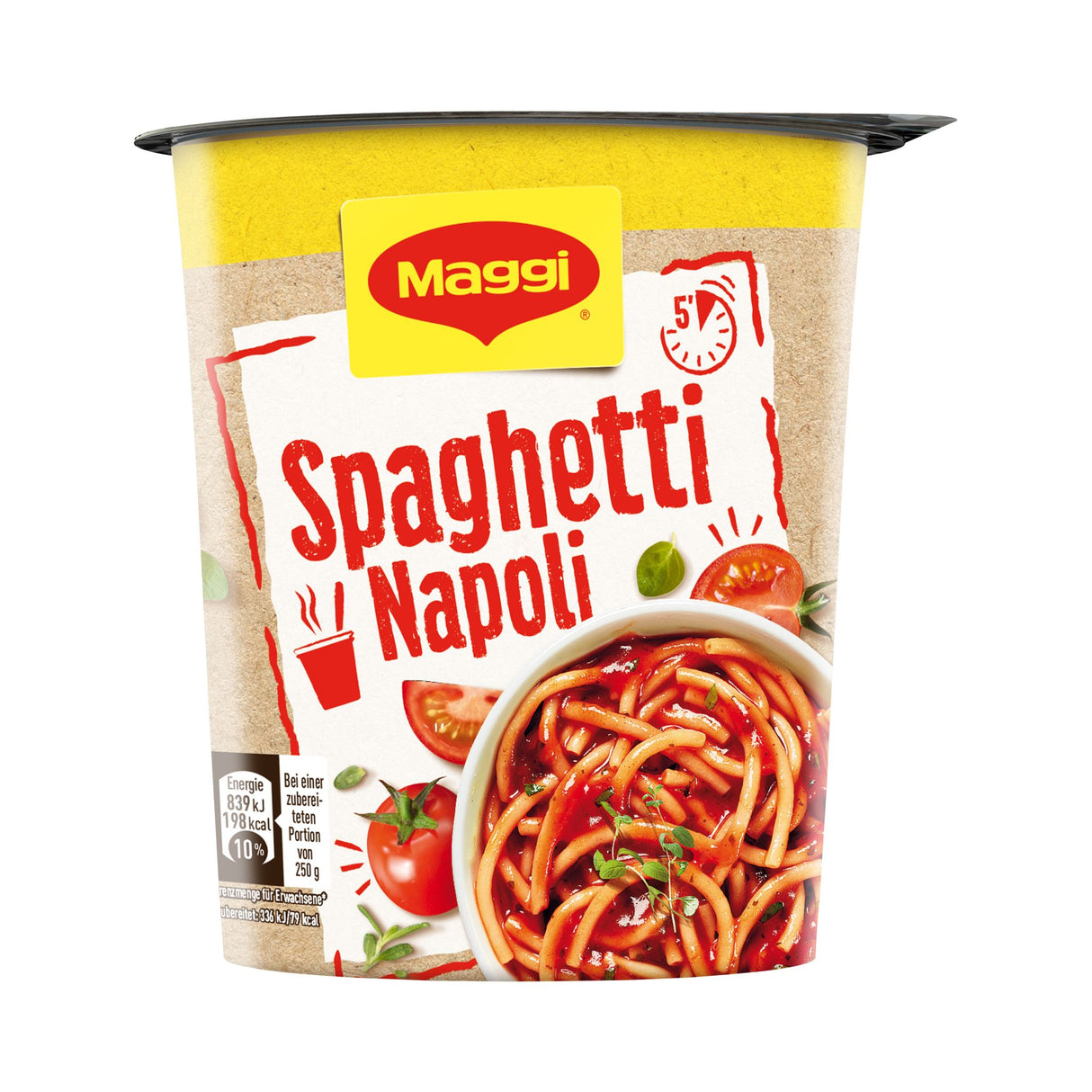 MAGGI QUICK SNACK Pâtes Spaghetti Napoli