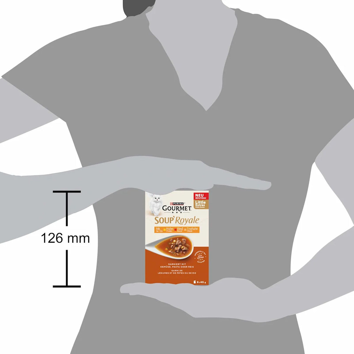 GOURMET Soup Royale Katzensuppe mit Fleisch