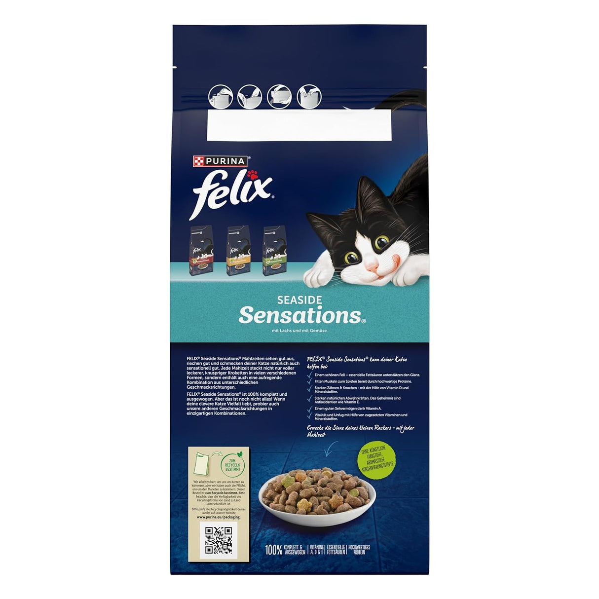 FELIX Seaside SENSATIONS (saumon, légumes)