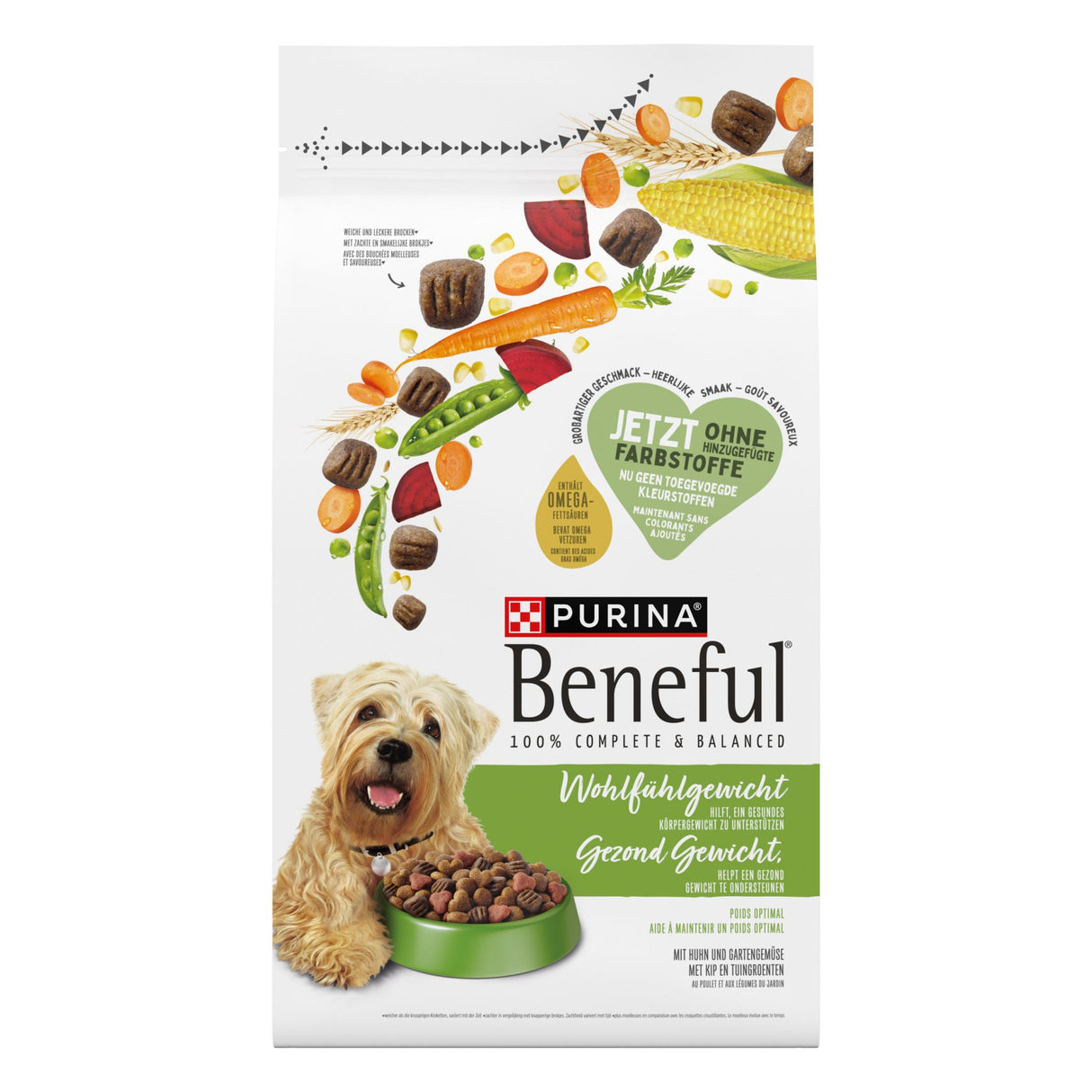 BENEFUL Poids Santé Croquettes au Poulet et aux Légumes