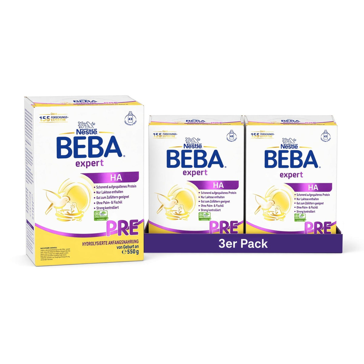 Nestlé BEBA EXPERT HA PRE Hydrolisierte Anfangsnahrung
