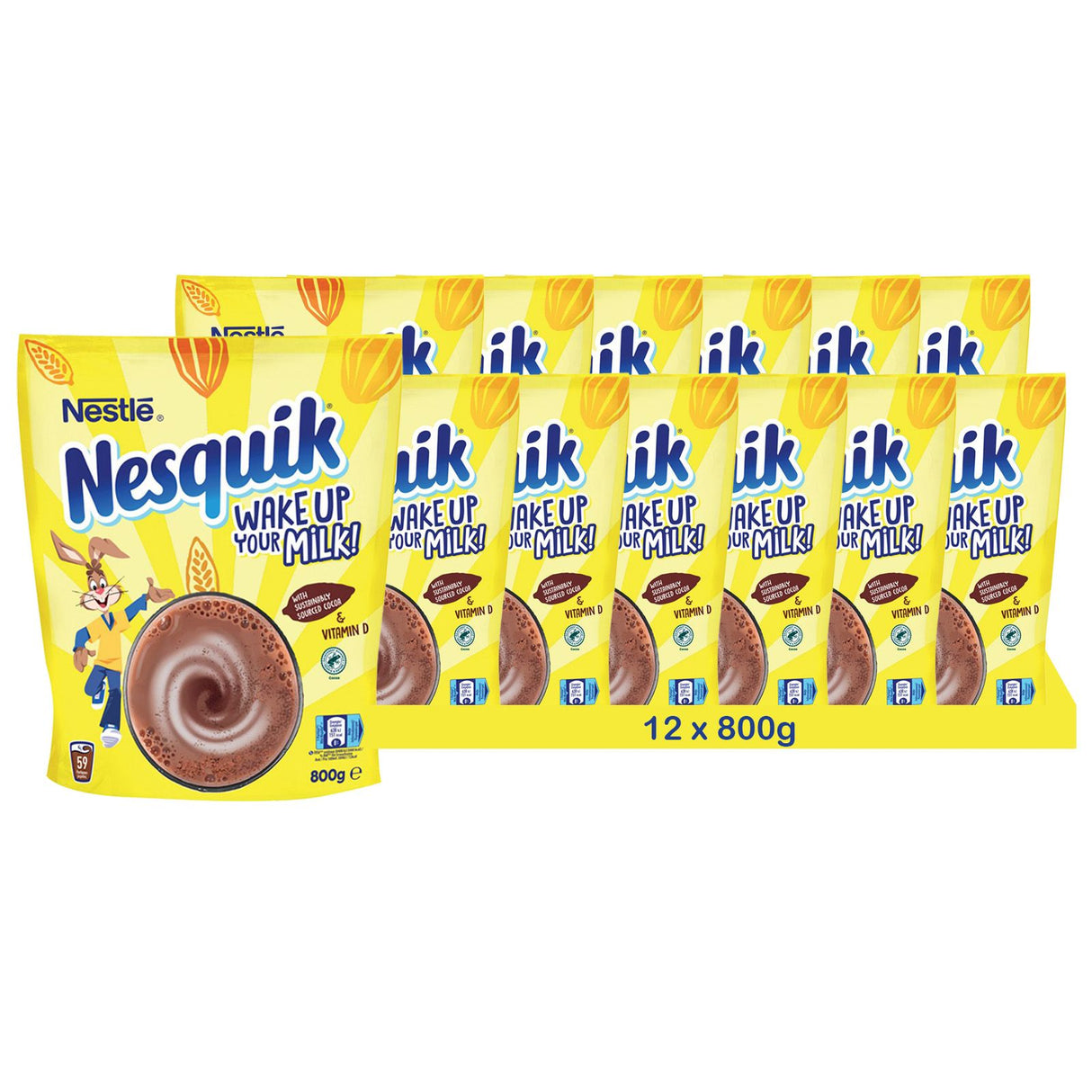 NESTLÉ Nesquik, kakaohaltiges Getränkepulver