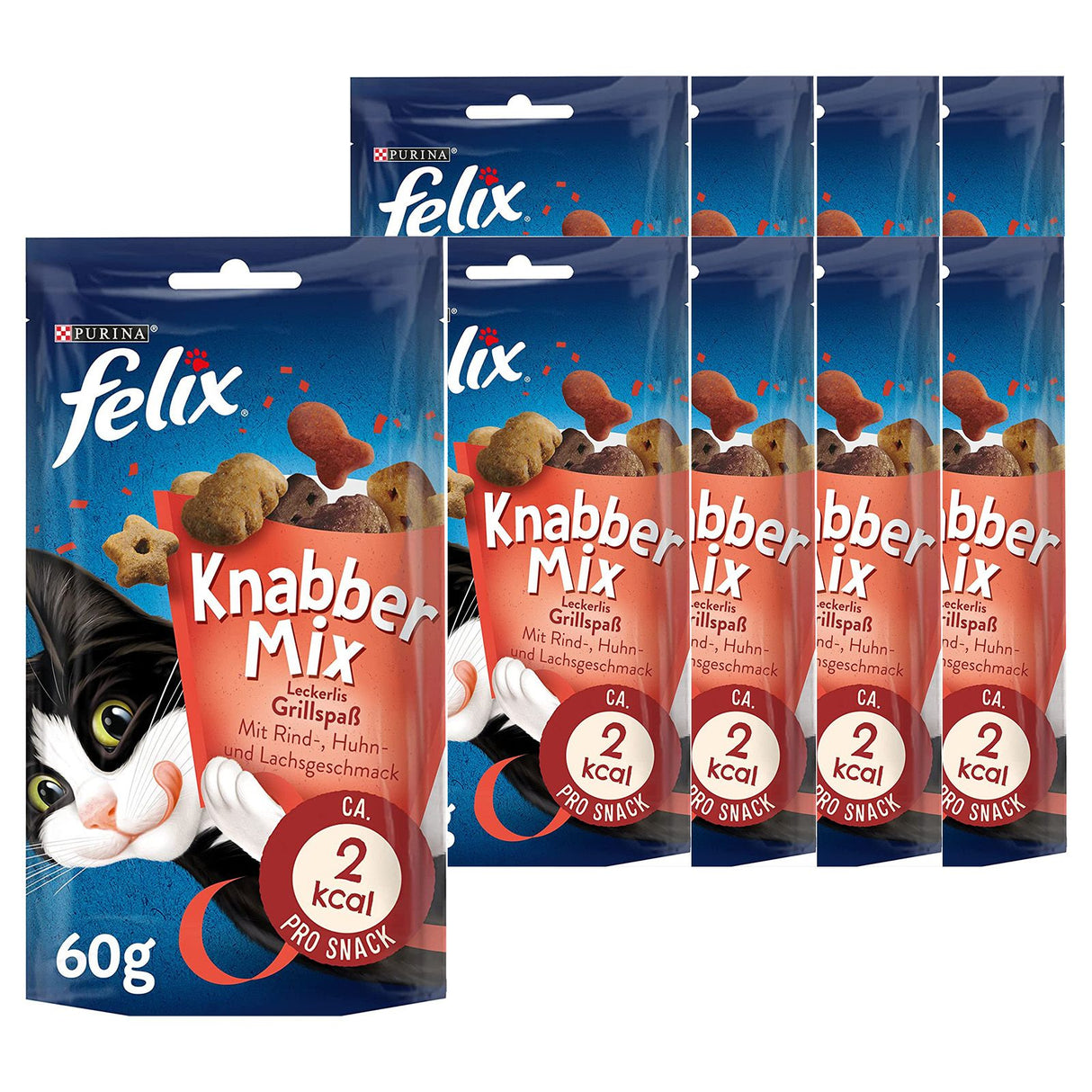 FELIX KnabberMix Grillspaß Knuspriger Katzensnack