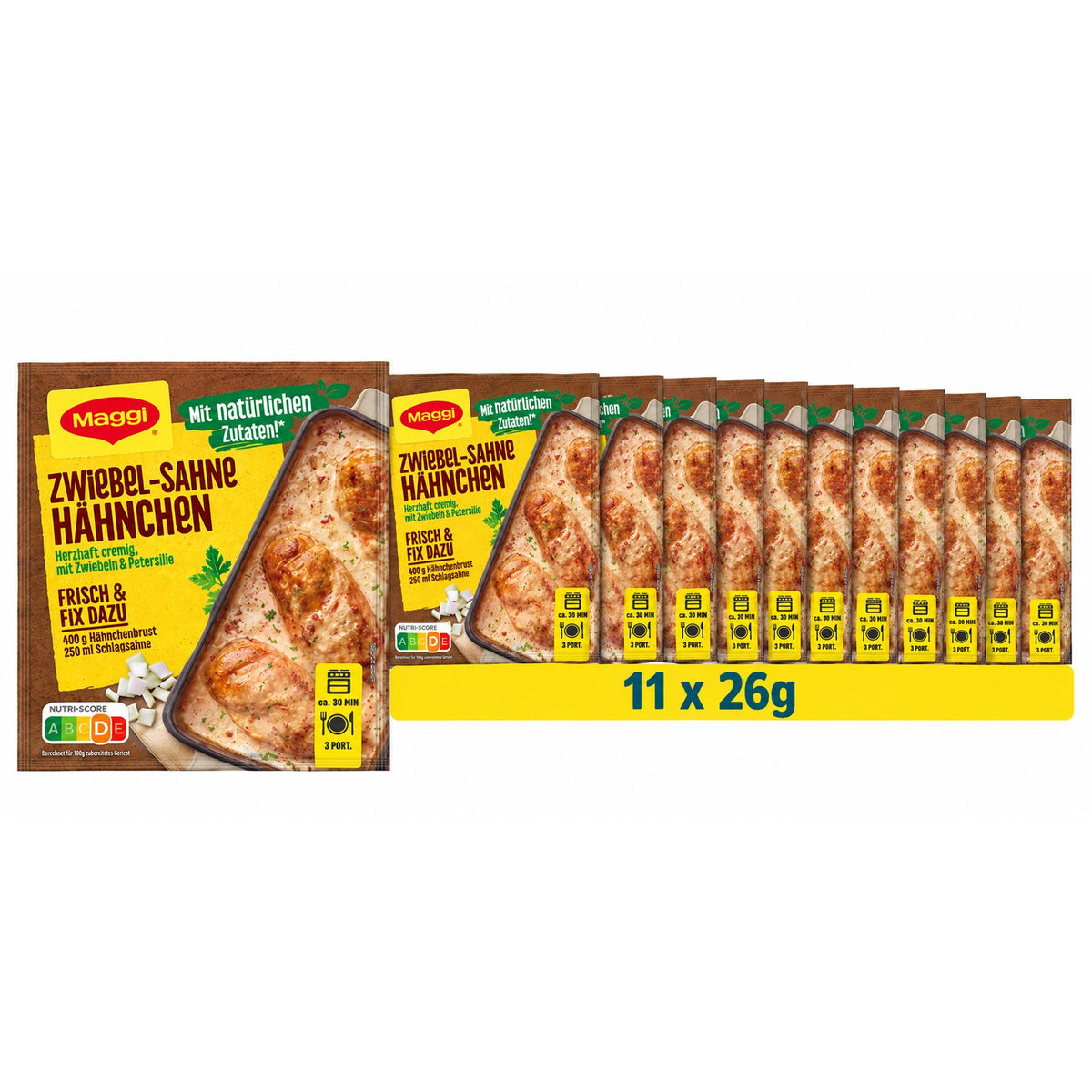 MAGGI FIX Zwiebel Sahne Hähnchen