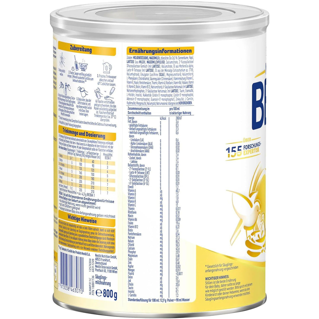 Nestlé BEBA 1 Anfangsmilch