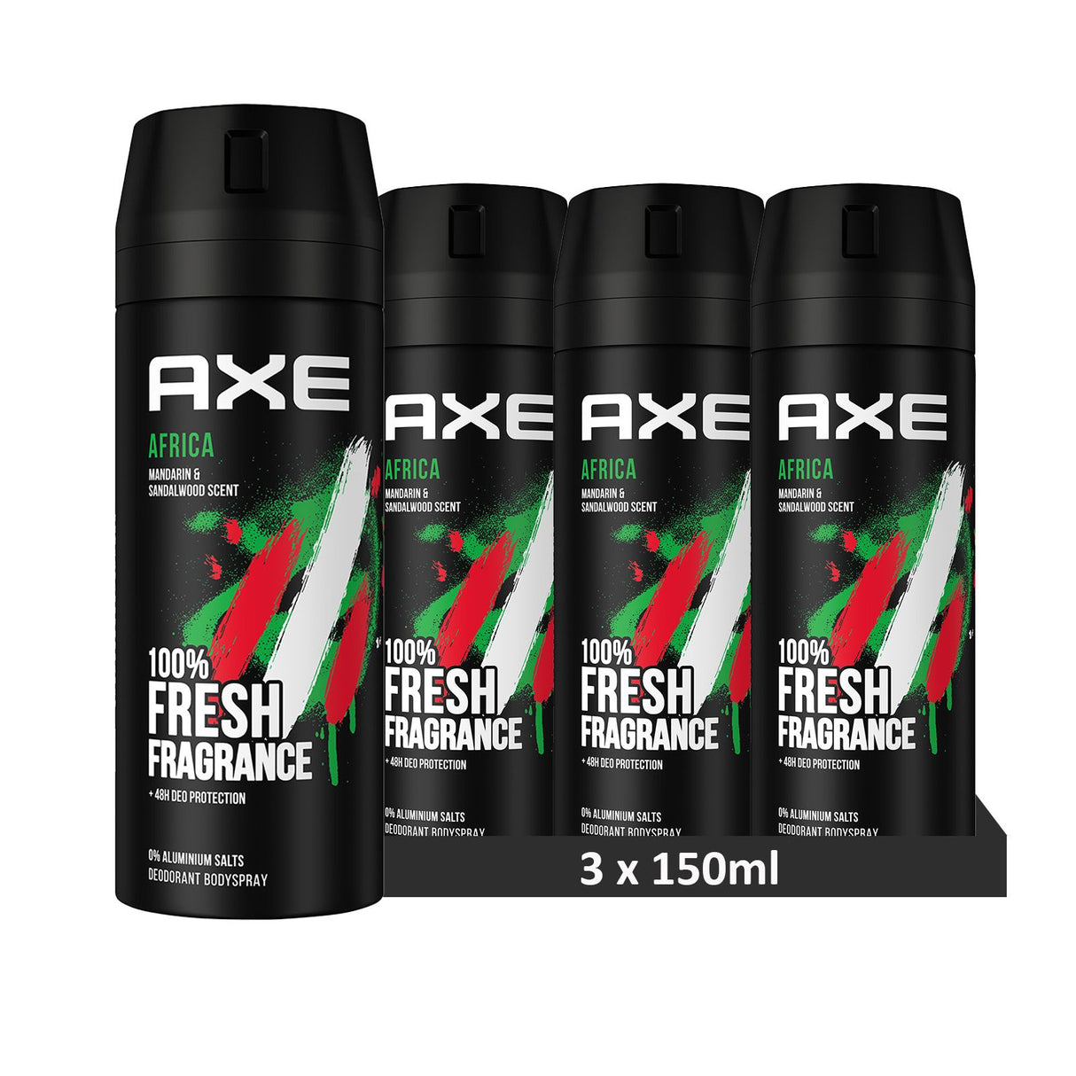 Axe Africa| Déodorant Bodyspray 48h | sans sel d'aluminium | 150ml