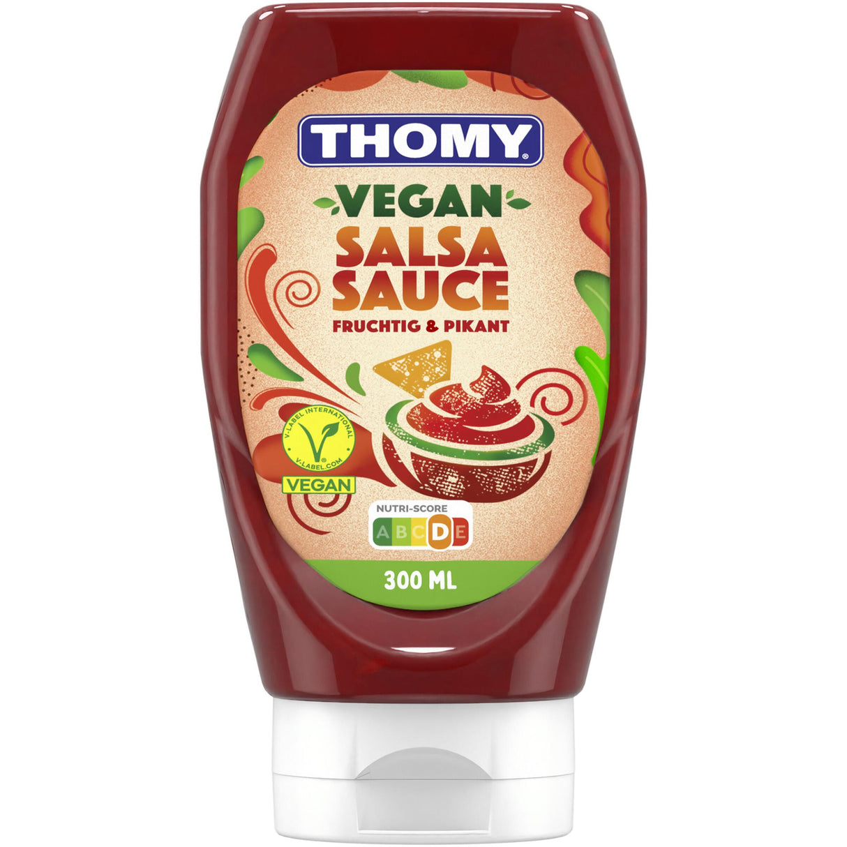 THOMY Vegane Salsa Sauce | délicieuse sauce pour grillades et burgers | parfaite pour tremper et assaisonner