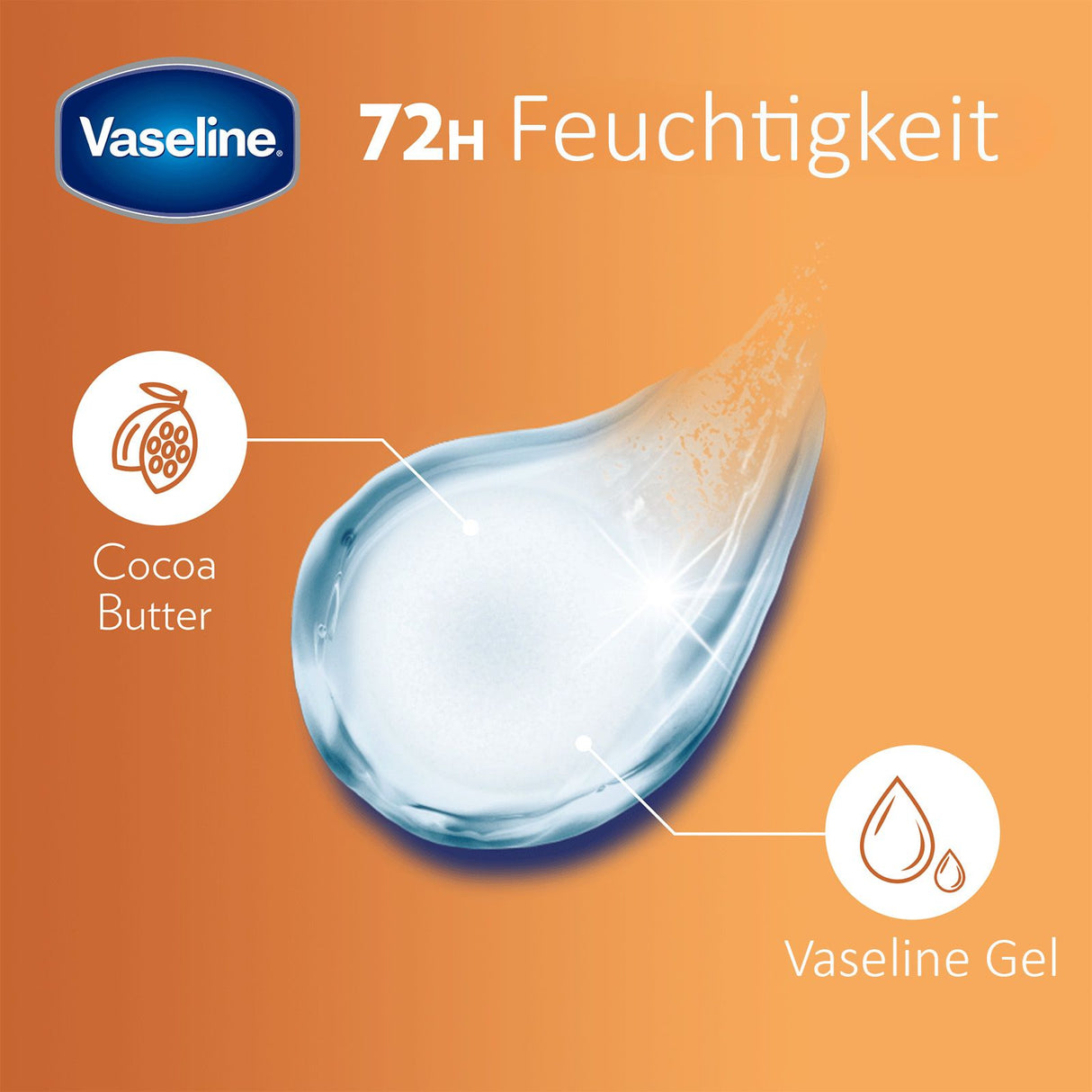 Vaseline Lip Therapy 7G Cocoa Butter, Pflegender Lippenbalsam für optimale Feuchtigkeit,